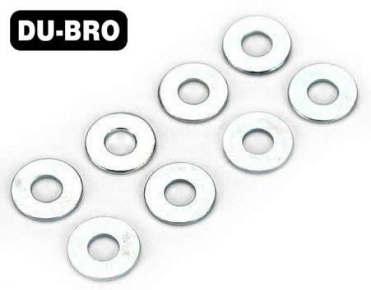 DU-BRO - DUB2108 - Washers - 2.5mm Flat Washers (8 pcs per package)
