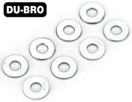 DU-BRO - DUB2107 - Washers - 2mm Flat Washers (8 pcs per package)