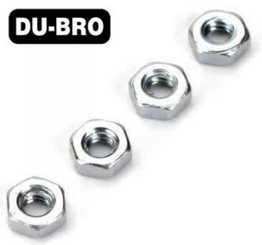 DU-BRO - DUB2103 - Nuts - 2mm Hex Nuts (4 pcs per package)