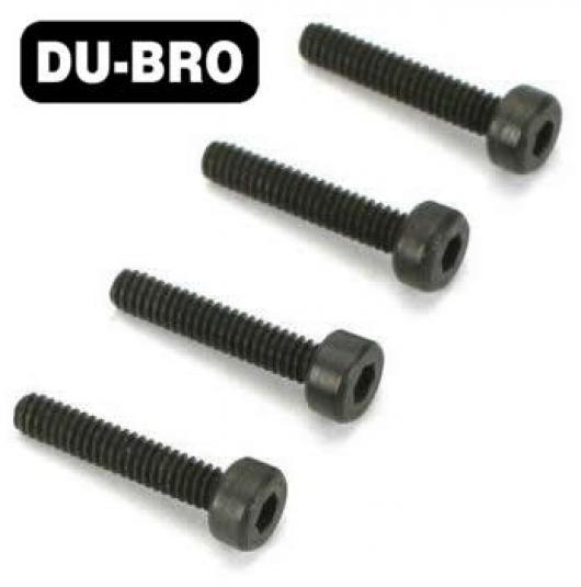 DU-BRO - DUB2112 - Screws - 2mm x 6 Socket Head Cap Screws (4 pcs per package)
