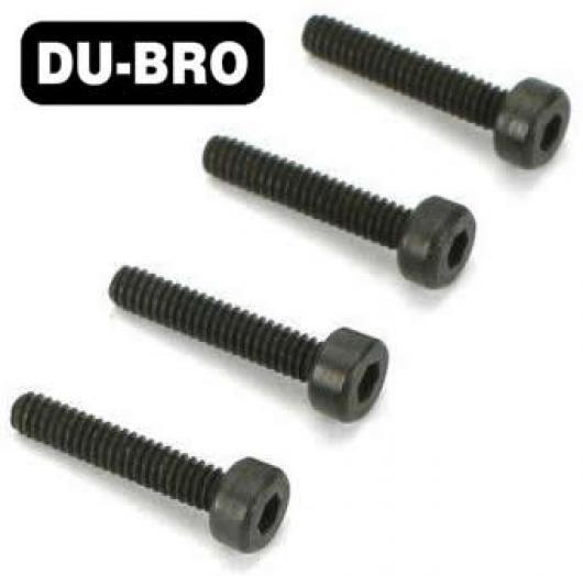 DU-BRO - DUB2125 - Screws - 3mm x 18 Socket Head Cap Screws (4 pcs per package)
