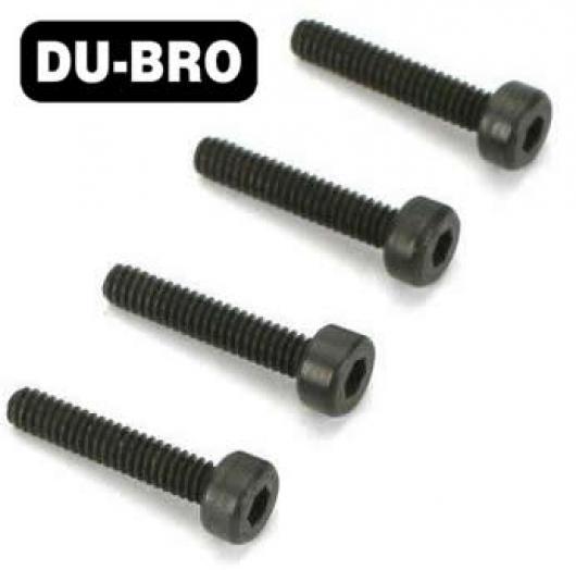 DU-BRO - DUB2127 - Screws - 3mm x 30 Socket Head Cap Screws (4 pcs per package)
