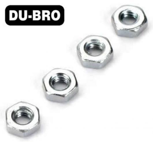 DU-BRO - DUB2106 - Nuts - 4mm Hex Nuts (4 pcs per package)