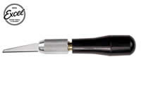 Werkzeug - Schnitzmesser - K7 - Schwarzer Kunststoffgriff - mit Hülle