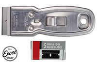 Werkzeug - Sicherheitsabstreifer - K11 - Metallgriff - mit 6 Klingen