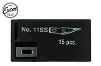 Tool - Knife Blade - #11SS Stainless Steel Honed Blade (15 pcs) - Fits: K1, K3, K17, K18, K30, K40 Handles