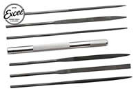 Werkzeug - Feilenset - 6 verschiedene Feilen mit Griff - Schnitt #2 - 5.5in / 14cm