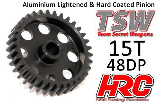 HRC Racing - HRC74815AL - Pinion Gear - 48DP - Aluminum - Light - 15T