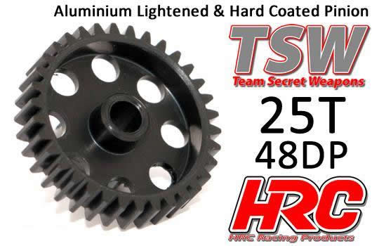 HRC Racing - HRC74825AL - Pinion Gear - 48DP - Aluminum  - Light - 25T