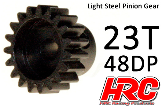 HRC Racing - HRC74823 - Pinion Gear - 48DP - Steel - Light - 23T