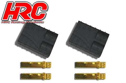 HRC Racing - HRC9043A - Connector - TRX - Female (2 pcs) - Gold