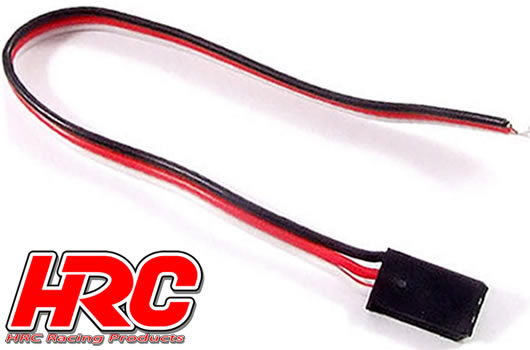 HRC Racing - HRC9205 - Câble de servo - FUT  -  30cm Long - 22AWG