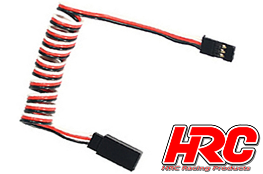HRC Racing - HRC9237 - Prolongateur de servo - Mâle/Femelle - FUT -  100cm Long -22AWG
