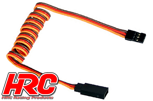 HRC Racing - HRC9246 - Prolongateur de servo - Mâle/Femelle - JR type -  80cm Long-22AWG