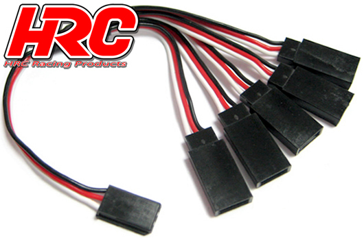 HRC Racing - HRC9239-5 - Câble - Y 1 à 5 - câble 26 AWG - LED UNI - FUT - 22AWG