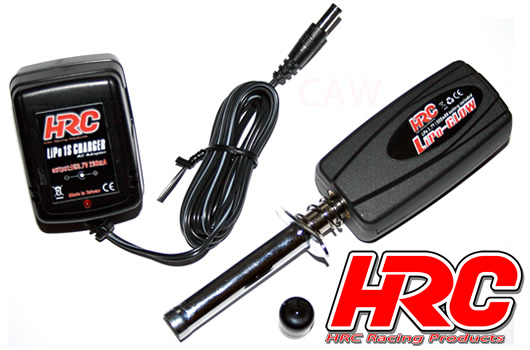 HRC Racing - HRC3088 - Glühkerzenstecker - LiPo - mit Lader