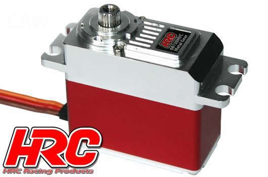 HRC Racing - HRC68130HVC - Servo - Digital - High Voltage - 40x37.2x20mm / 77g - 30kg/cm - Pignons Métal - Etanche - Boitier Aluminium - Double roulement à billes