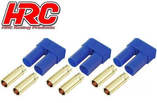 HRC Racing - HRC9059A - Connecteur - EC5 - femelle - Gold (3 pcs)