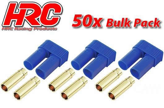 HRC Racing - HRC9059C - Connector - EC5 - Female (50 pcs) - Gold