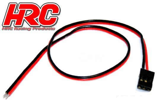 HRC Racing - HRC9208 - Câble d'accu - FUT -  30cm Long - 22AWG