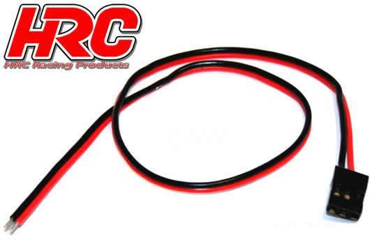 HRC Racing - HRC9218 - Câble d'accu - JR  -  30cm Long - 22 AWG