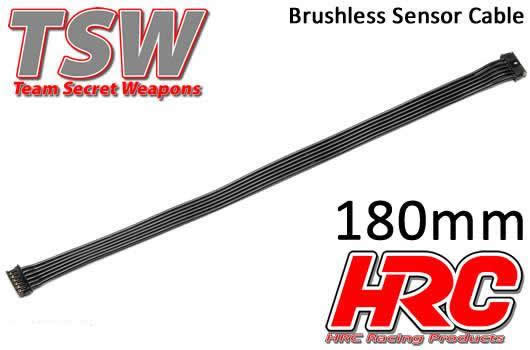 HRC Racing - HRC5701H - Câble plat de capteur Brushless - 180mm