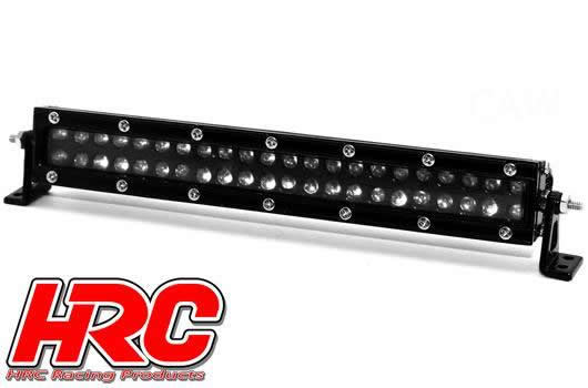 HRC Racing - HRC8725Y - Light Kit - 1/10 or Monster Truck - LED - JR Plug - Multi-LED Roof Bar Light Block - 44 LEDs Yellow