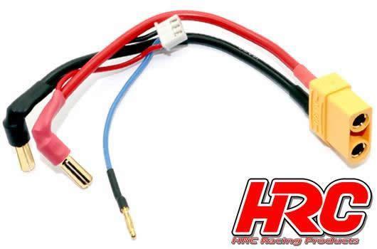 HRC Racing - HRC9152X - Charge & Drive Lead - 5mm Plug to XT90 & Balancer Battery Plug - Gold