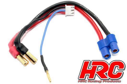 HRC Racing - HRC9152E - Charge & Drive Lead - 5mm Plug to EC3 & Balancer Battery Plug - Gold