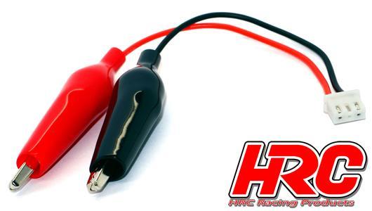 HRC Racing - HRC9372B-1 - Battery Analyzer - Adapter Cable for 1S battery - crocodile clip