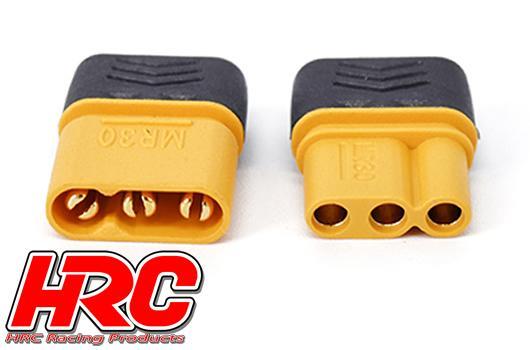 Connettori - MR30 Triplo - 1 paio (1 maschi & 1 femina) - Gold