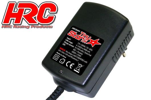 HRC Racing - HRC8004 - Charger - 110V~240V - HRC Tiny Star - 1A Delta Peak - for 4~8 cells NiCD/NiMH batteries