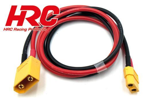 HRC Racing - HRC9609-6 - Charger Lead - Gold - XT60 Charger Plug to XT90 Battery Plug - 600mm