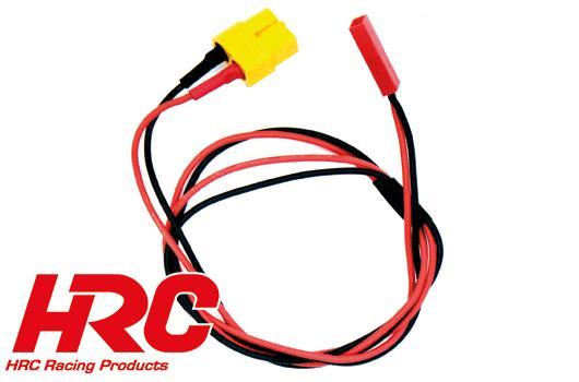 HRC Racing - HRC9617-6 - Câble de charge - doré - Prise chargeur XT60 à BEC JST - 600mm