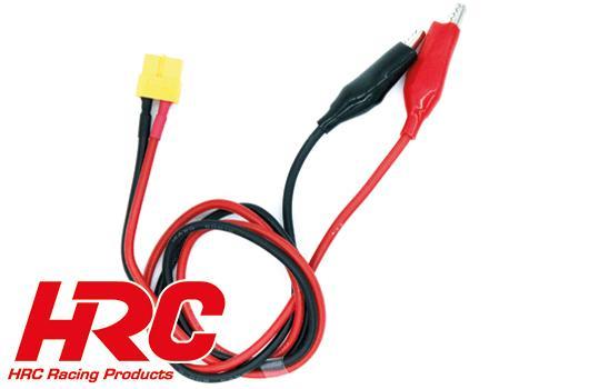 HRC Racing - HRC9619-6 - Câble de charge - doré - Prise chargeur XT60 à Crocodile - 600mm