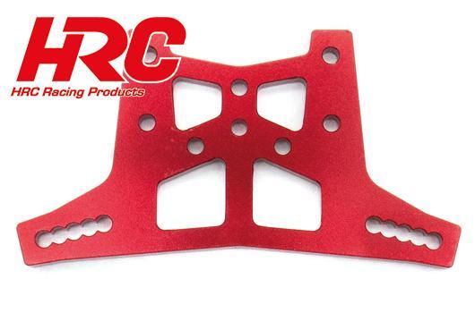 HRC Racing - HRC15-X022RE - Option part - Dirt Striker - Tour d'amortisseur arrière en aluminium (1 pc) - rouge
