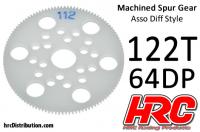 Corona - 64DP - Low Friction Machined Delrin - Diff Style - 122T