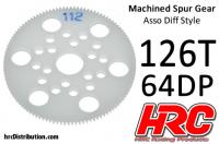 Corona - 64DP - Low Friction Machined Delrin - Diff Style - 126T