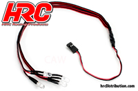 Light Kit - 1/10 TC/Drift - LED - JR Plug - Front / Rear LED Kit