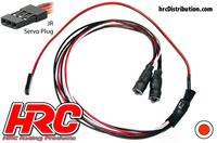 Light Kit - 1/10 TC/Drift - LED - JR Plug - "Angel Eyes" LEDs (outside white, center red)