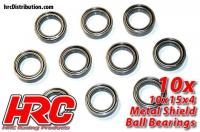 Ball Bearings - metric - 10x15x4mm (10 pcs)