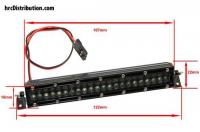 Light Kit - 1/10 or Monster Truck - LED - JR Plug - Multi-LED Roof Bar Light Block - 44 LEDs Yellow