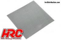 Body Parts - 1/10 Accessory - Scale - Stainless Steel - Modified Air Intake Mesh - 100x100mm - Square - Black