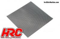 Body Parts - 1/10 Accessory - Scale - Stainless Steel - Modified Air Intake Mesh - 100x100mm - Wabe - Black
