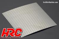 Body Parts - 1/10 Accessory - Scale - Stainless Steel - Modified Air Intake Mesh - 100x100mm - 3-Bar Thread - Silver