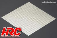 Body Parts - 1/10 Accessory - Scale - Stainless Steel - Modified Air Intake Mesh - 100x100mm - Diamond - Silver