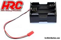 Battery Holder - AA - 6 Cells - Square - with BEC connector