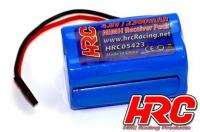 Battery - 4 cells - Receiver pack - 4.8V 2300mAh Ni-MH - AA square - JR 50x30x30mm
