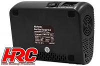 Caricabatterie - 12/230V - HRC Dual-Star Charger V2.1 - 2x 120W - LSM (ENG/DE/FR)