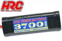 Accu - 7 Eléments  - HRC Power Batteries- NiMH - 8.4V 3700mAh - Hump Stick -  Ultra T